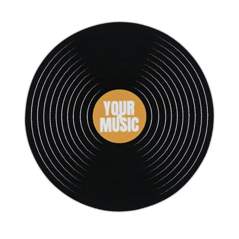 <p>You simply have to appreciate good record music - even in sticker form.</p>
